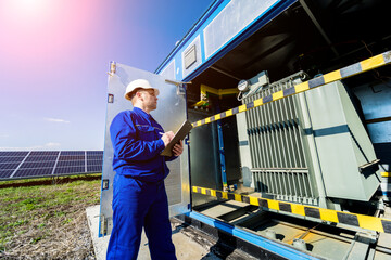 Execution of electrical measuring works on the power transformer