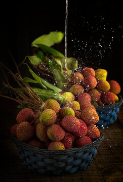 Food art, Lichies, Rustic Setup