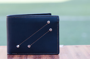 black wallet