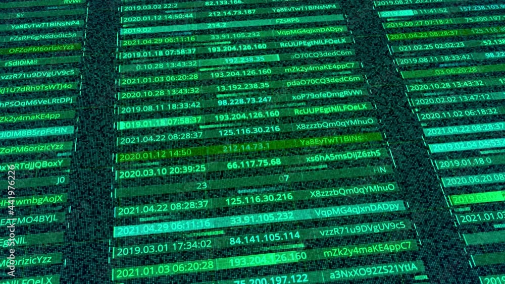 Poster global market with dynamic change and analysis of big data in horizontal chart. animation. electroni