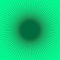 Vector background in green and mint colors. Colors change easily. Vector pop art design for postcards, banners, flyers, covers, etc.