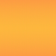 Vectone background of orange circles of different sizes on a yellow backdrop. Vector design for covers, posters, interiors, banners, flyers, prints, etc.