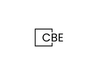 Obraz premium CBE Letter Initial Logo Design Vector Illustration