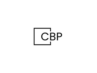 CBP Letter Initial Logo Design Vector Illustration