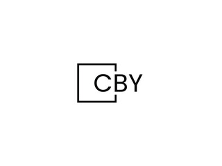 Obraz premium CBY Letter Initial Logo Design Vector Illustration