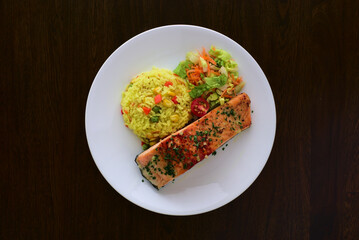 Salmon dish