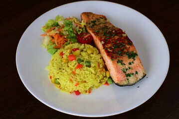 Salmon dish