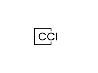 Fototapeta premium CCI Letter Initial Logo Design Vector Illustration