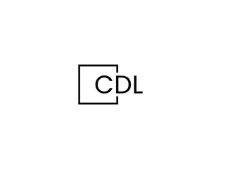 Obraz premium CDL Letter Initial Logo Design Vector Illustration