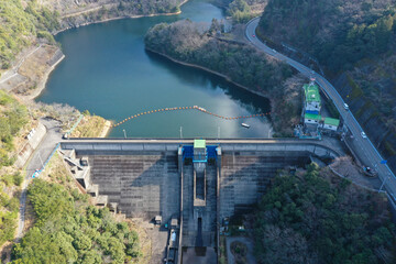 Fototapeta premium 愛媛県宇和島市 須賀川ダム