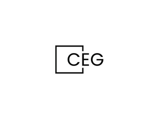 CEG Letter Initial Logo Design Vector Illustration