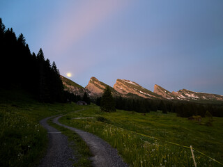 Churfirsten Schweiz im Sommer