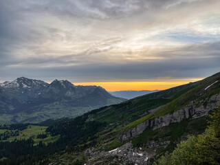 Churfirsten Schweiz im Sommer
