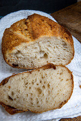 Homemade natural fermented bread