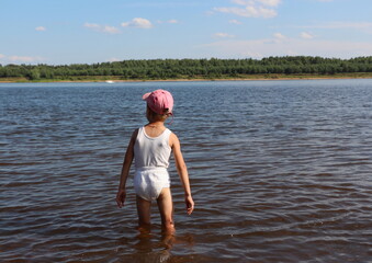 child on the beach