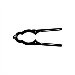 Nut Cracker Icon, Nut Shell Cracking Tool