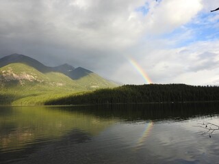 Holiday Lake, Montana--Rainbow