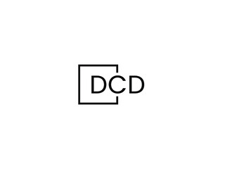 DCD letter initial logo design vector illustration