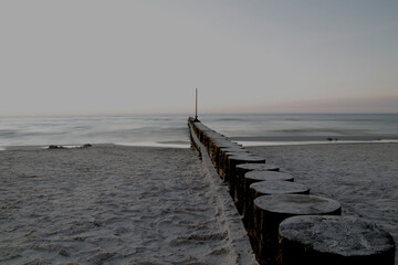 Fototapeta premium Nie oczywiste morze w Łebie 