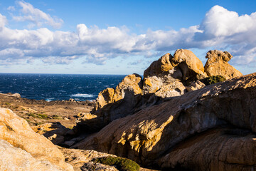 Fototapeta na wymiar Winter landscape in Cap de Creus Nature Park, Spain