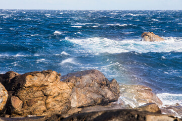 Winter landscape in Cap de Creus Nature Park, Spain