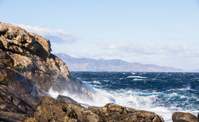 Winter landscape in Cap de Creus Nature Park, Spain