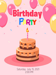 Birthday party invitation 