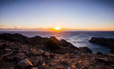 Winter sunrise in Cap de Creus Nature Park, Spain