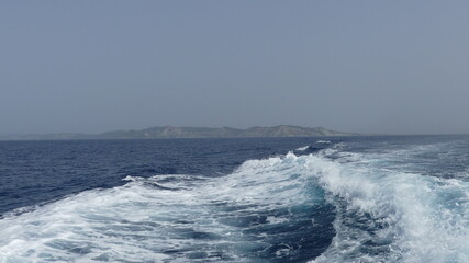 Naklejka premium waves on the sea