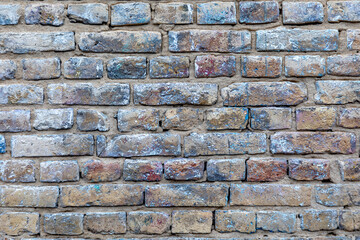 old brick wall in vintage style
