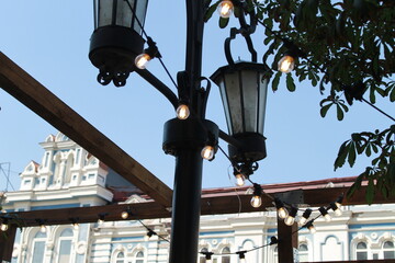 old street lamp