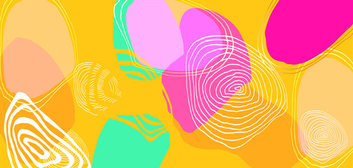 Abstract colorful background. Greeting card template design