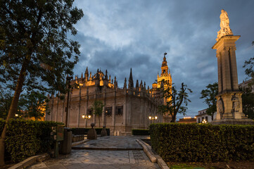 The Cathedral of Saint Mary of the See in Seville