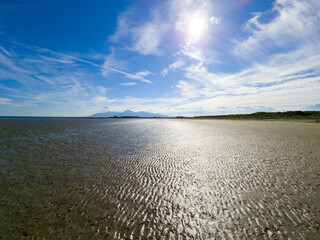 Mourne Mountains and Sea in Newcastle, Northern Ireland 