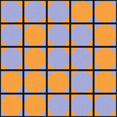 Abstract Geometric Pattern generative computational art illustration