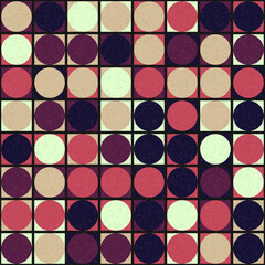 Abstract Geometric Pattern generative computational art illustration