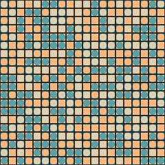 Fototapeta premium Abstract Geometric Pattern generative computational art illustration