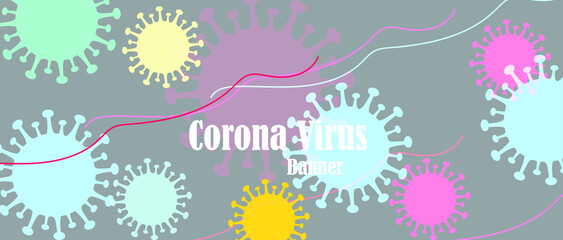 Coronavirus background, a deadly virus, dangerous disease.