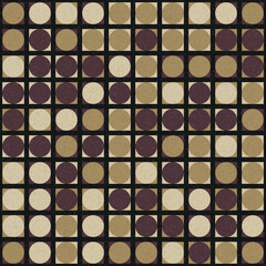 Abstract Geometric Pattern generative computational art illustration