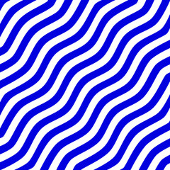 Vector Wavy Striped blue background