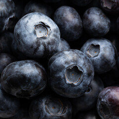 Blueberries close-up (macro)