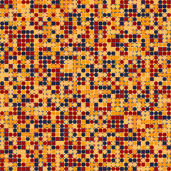 Fototapeta premium Abstract Geometric Pattern generative computational art illustration