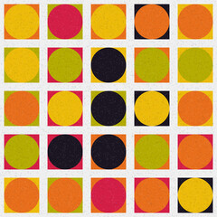 Abstract Geometric Pattern generative computational art illustration