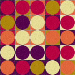 Abstract Geometric Pattern generative computational art illustration