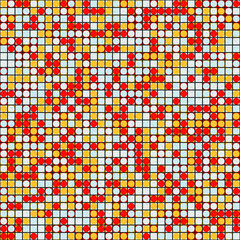 Fototapeta premium Abstract Geometric Pattern generative computational art illustration