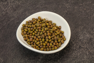 Vegetarian cuisine - dry green lentil