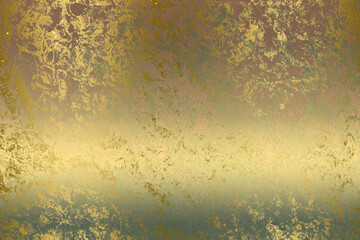 Golden Abstract  decorative paper texture  background  for  artwork  - Illustration