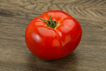 Ripe big juicy red tomato