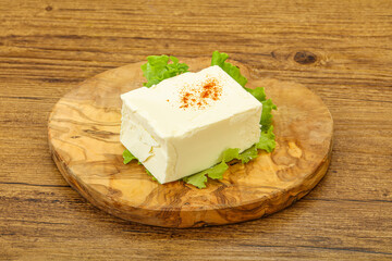 Greek traditional soft feta cheese