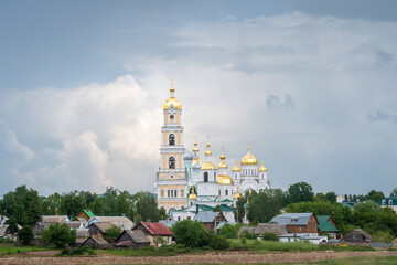 Fototapeta na wymiar View of the Diveyevsky Monastery, Nizhny Novgorod region, Russia.